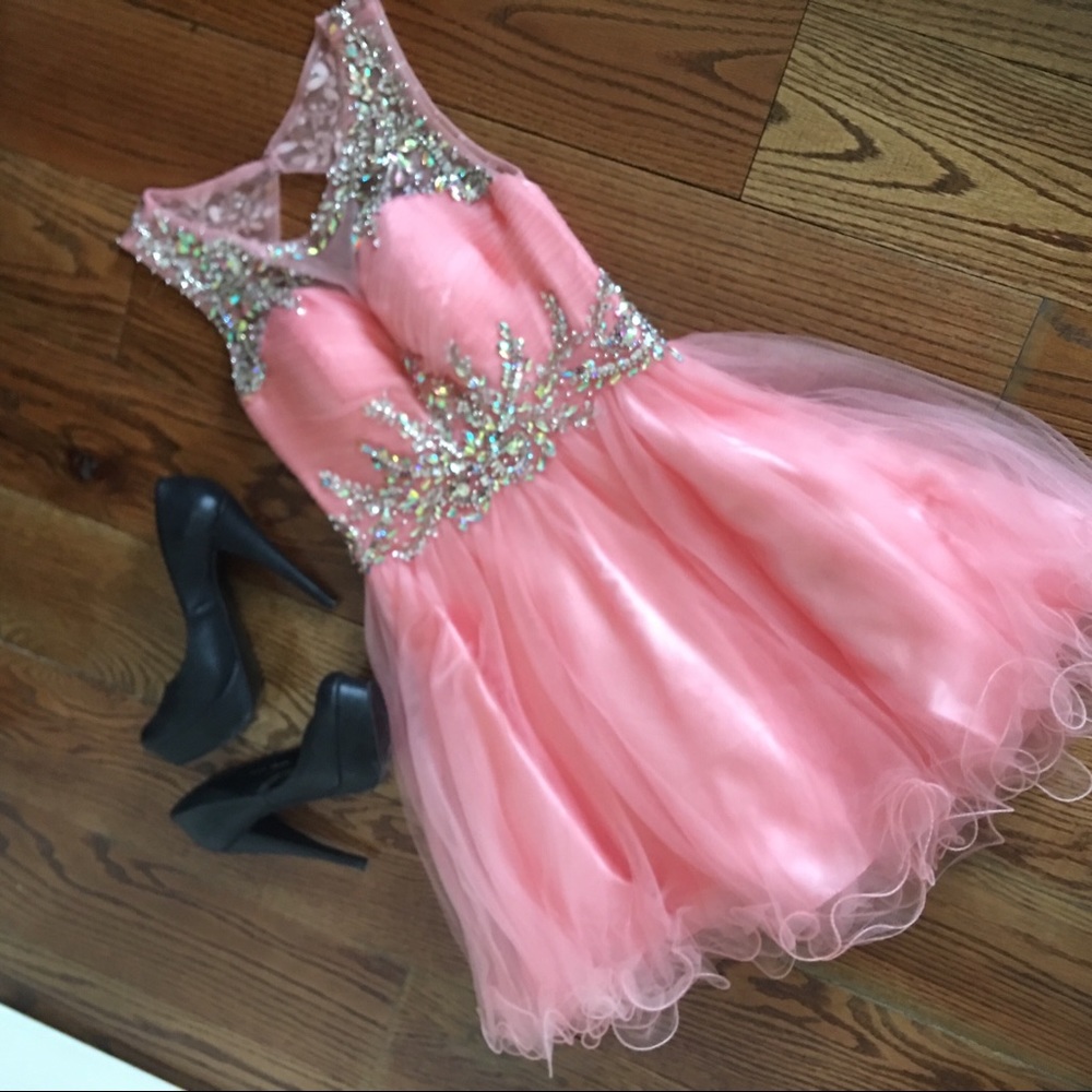 Pink Homecoming / Prom Dress